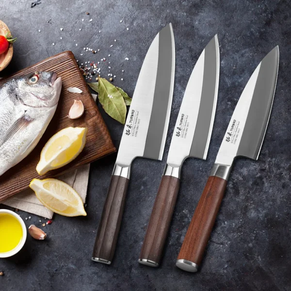 TURWHO Japanese Sashimi Knife Deba Salmon Sushi Filleting Kitchen - Image 3