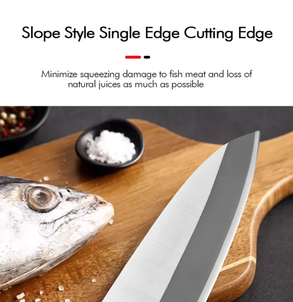 TURWHO Japanese Sashimi Knife Deba Salmon Sushi Filleting Kitchen - Image 16