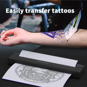 Orico Tattoo Stencil Printer,With 10 pieces of tattoo paper A4 Tattoo Transfer Machine Thermal Copier,Wireless Inkless Mobile Tr