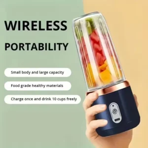 A set of dual cup juicers, multifunctional, suitable for fruits and vegetables, 6-leaf juice cup multifunctional juicer