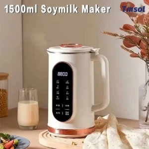 1500 ml Multifunctional Wall Breaker Electric Juicer 10 Leaf Blender 304 Stainless Steel Inner Soymilk Machine Breakfast Machine
