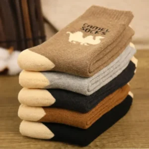 5 Pairs Men Winter Socks Thickened Fleece Terry Casual Comfortable Calcetines Keep Warm High Quality Long Socks For Men